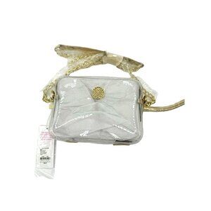 NWT Lilly Pulitzer Clear Crossbody Bag with Gold Accents